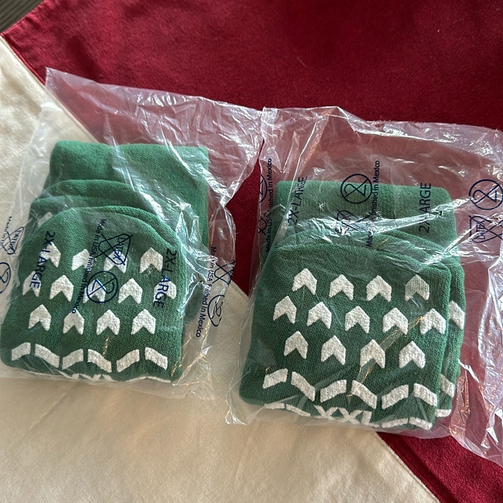 Airline socks, two pair